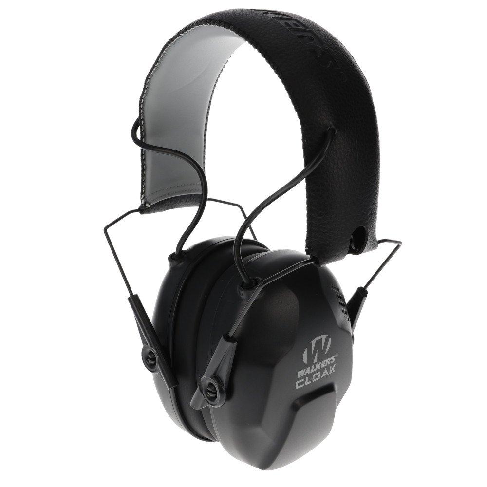 Walker's Cloak Dual Mic Electronic Ear Muffs in black