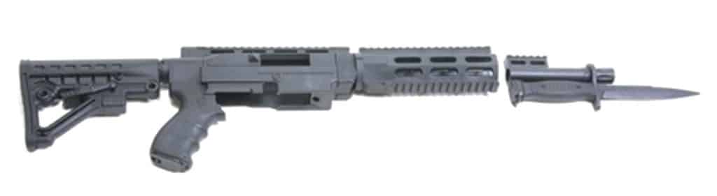 Archangel AA556R black six-position conversion stock for Ruger 10/22