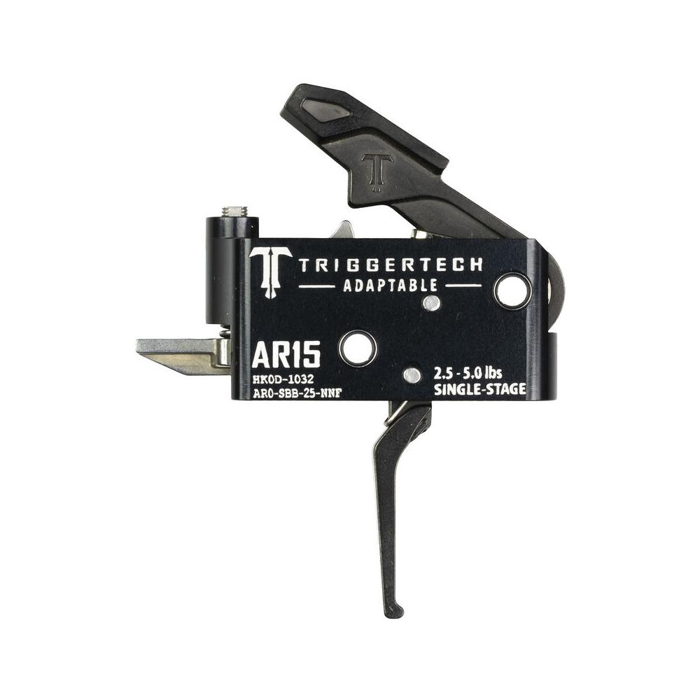 TriggerTech AR-15 adaptable flat single-stage trigger in black
