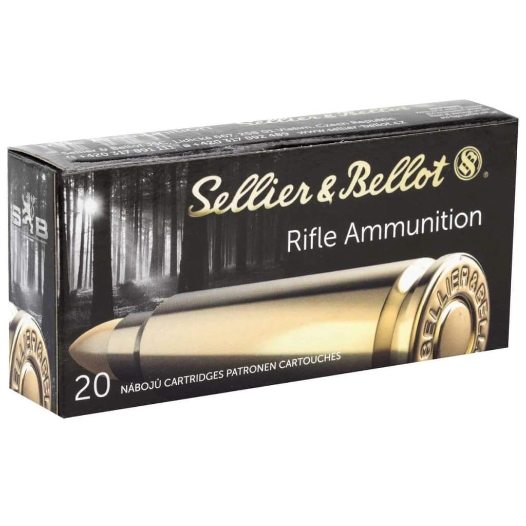 Sellier & Bellot .30-06 Springfield 150 grain SPCE rifle ammunition, 20 rounds