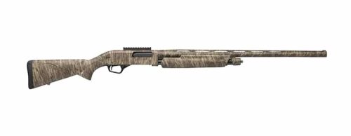 Winchester SXP Universal Hunter 12-gauge pump shotgun with 26-inch barrel and Mossy Oak Bottomland stock