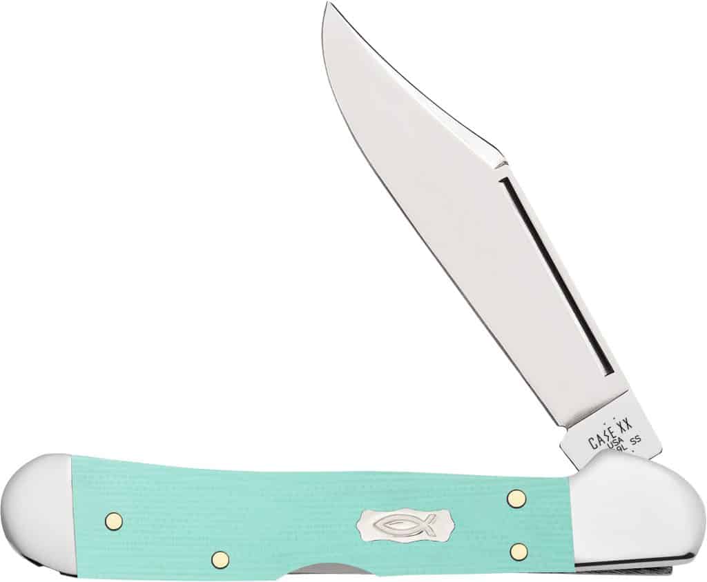 Case CAE MINI COPPERLOCK SFOAM GRN pocket knife