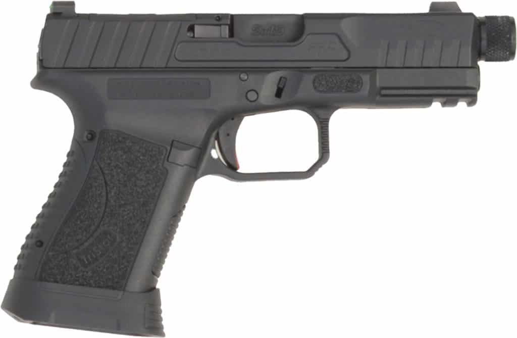 TriStar APOC Pro 9mm semi-auto handgun with threaded barrel and optic-ready slide