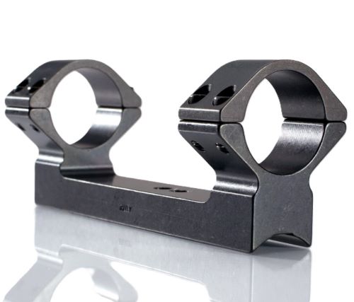 Talley one-piece medium 1-inch ring/base combo in black matte alloy
