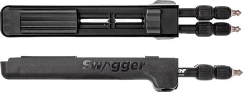 Swagger Hunter 42 polymer bipod with adjustable 9.75-41.25-inch legs