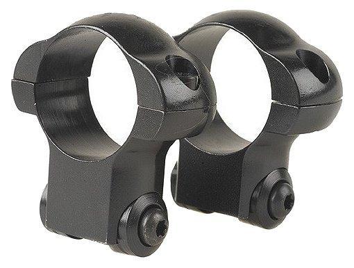 Redfield 1-inch medium black steel scope rings for Ruger 77 and Mark II LA/SA rifles