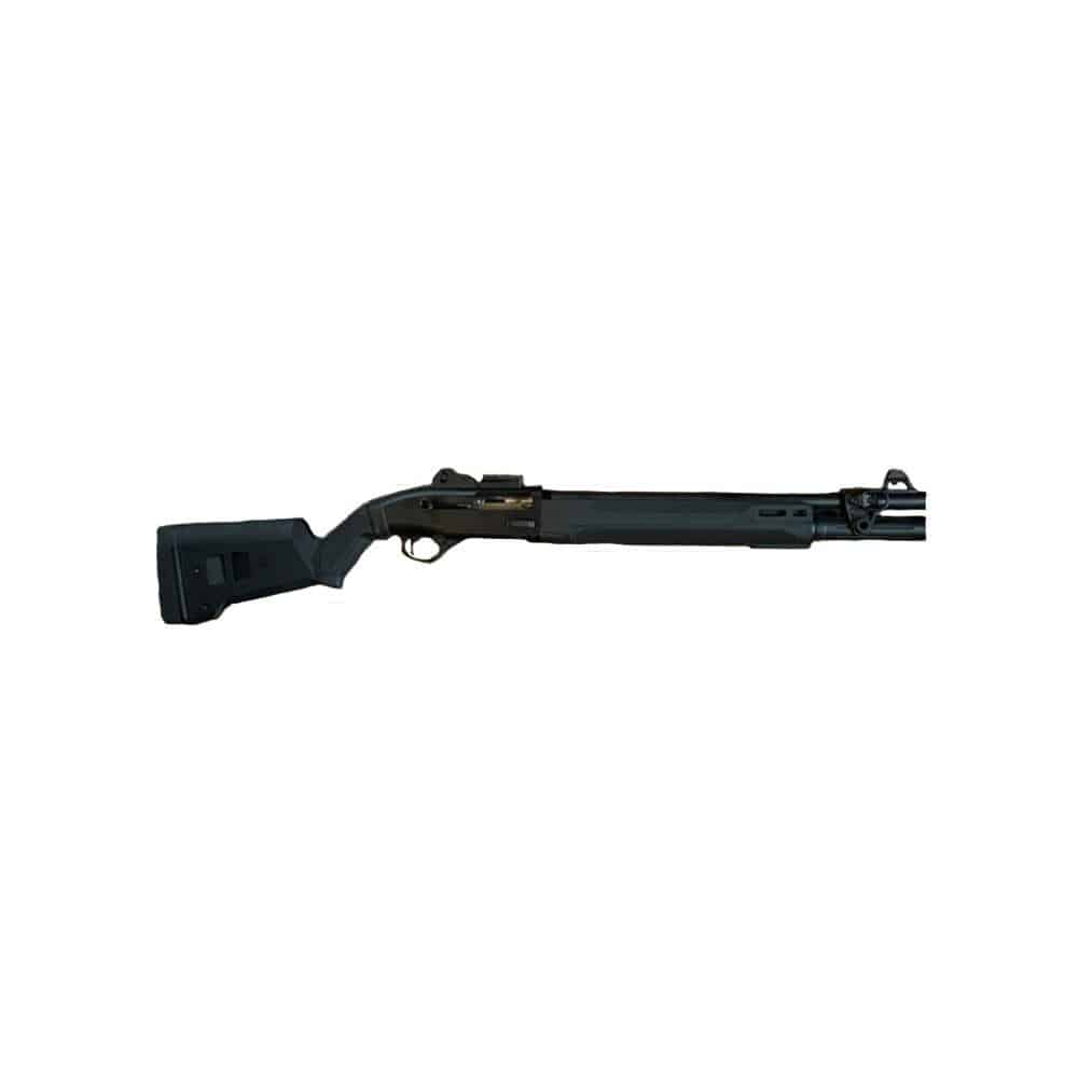 Beretta 1301 12 gauge semi-automatic shotgun with Magpul stock and Reptilla mount