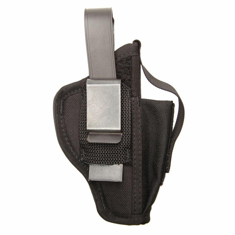 BLACKHAWK 40AM03BK black ambidextrous nylon holster with magazine pouch