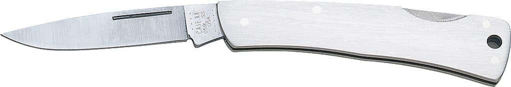 Case Executive Lockback pocket knife with stainless steel handle and 2.25-inch blade