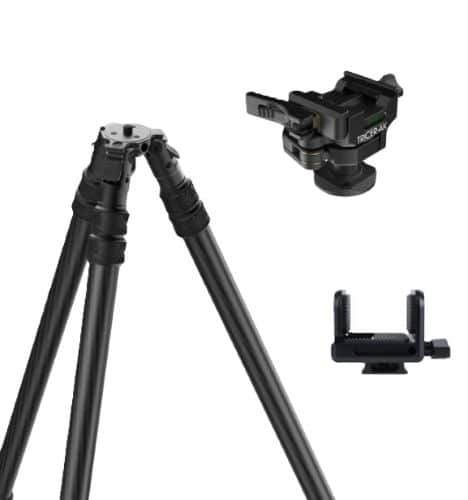 Tricer HK-KIT-1 carbon-fiber tripod kit with AK head and GC gun clamp