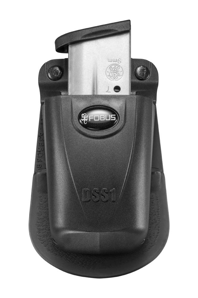 Fobus 9mm single-stack magazine paddle pouch