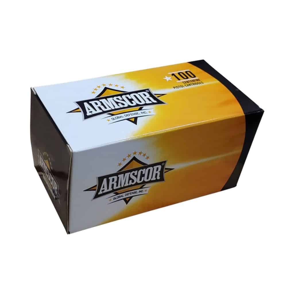 Armscor .380 ACP 95 grain FMJ ammunition, 100 rounds