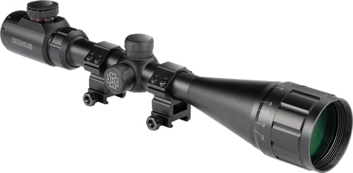 Konus 7349 Fighter 4-16x50 illuminated BDC rifle scope with rings