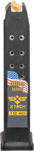 XTech Freedom Series 10-round 9mm magazine for Glock 17