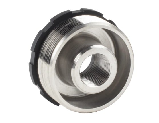 Gemtech DT Adapter Hub to 5/8x24 in black