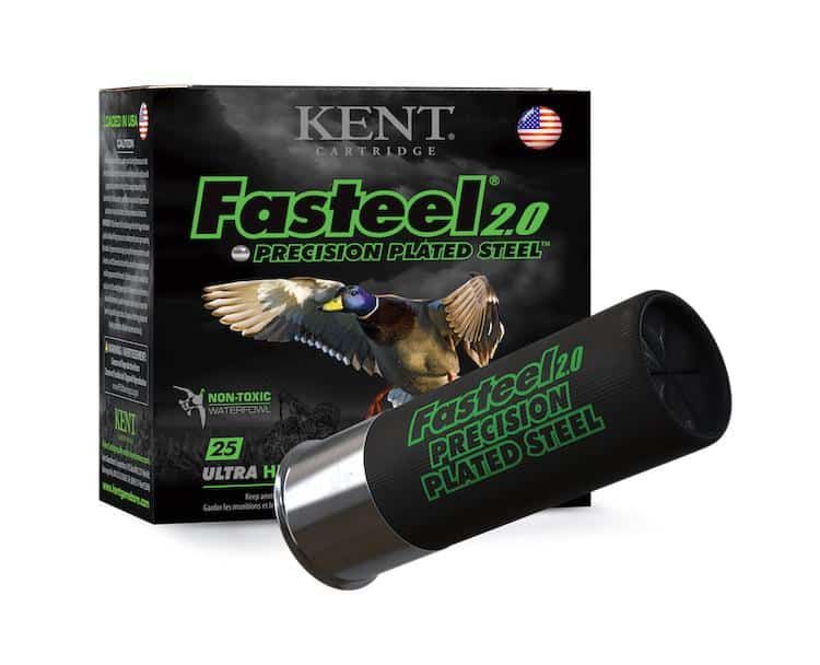 Kent Fasteel 2.0 12 gauge 3.5 inch #BBB steel shotshells, 25 rounds