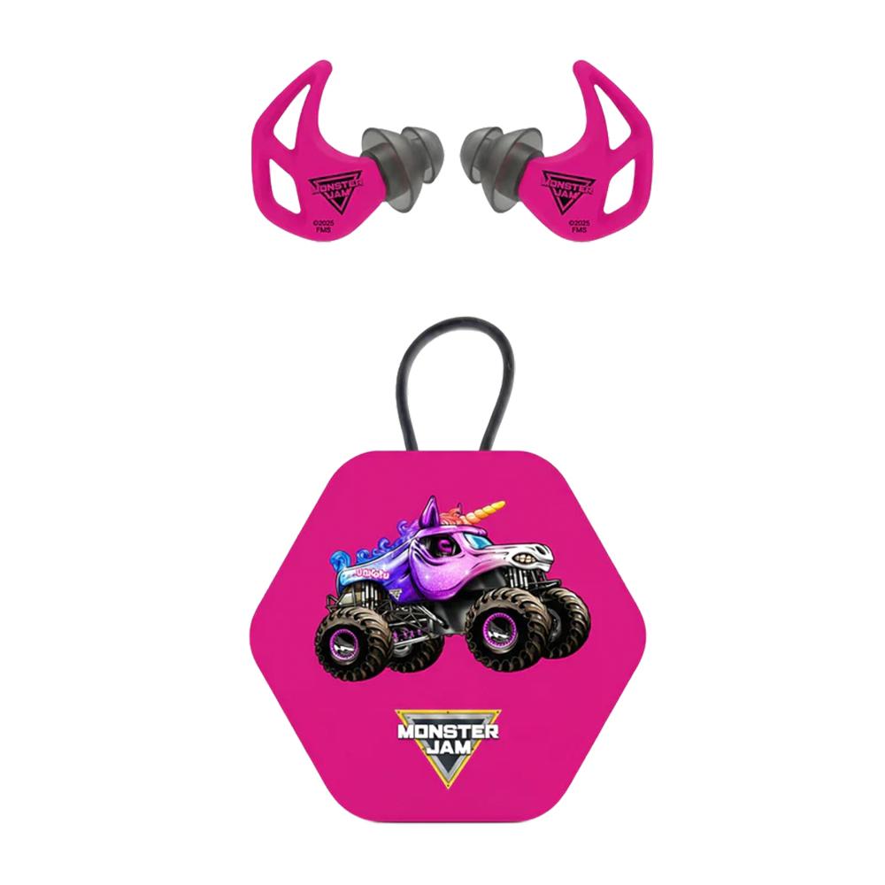 AXIL Monster Jam X20 Sparkle Smash Pink ear plugs