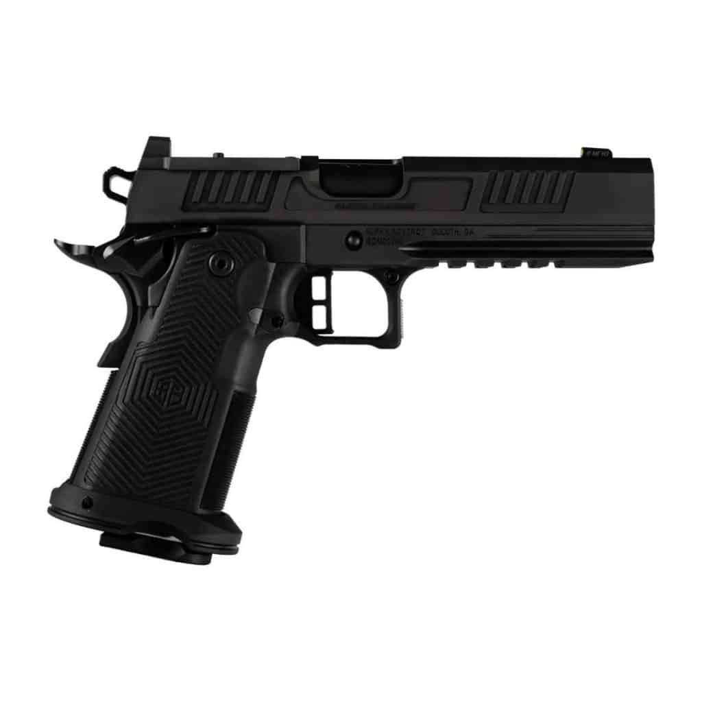 AF1911-ROMULUS  9MM 20 & 17 Rd Magazine (1 Each) 5" Bull Ramped Ported Barrel DLC Black MOS Optic Cut