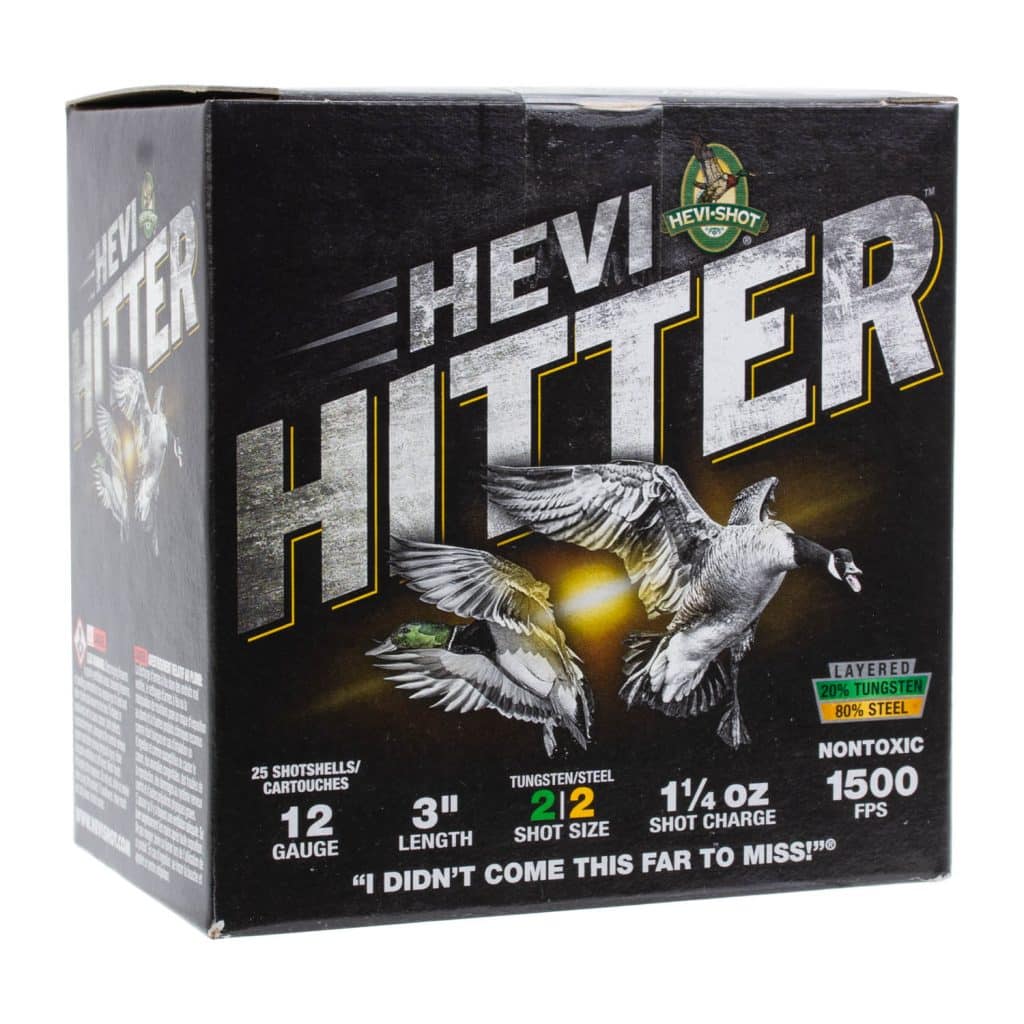 HEVI-Shot HEVI-Hitter 12 Gauge 3-inch #2 shotshells, 25-count box