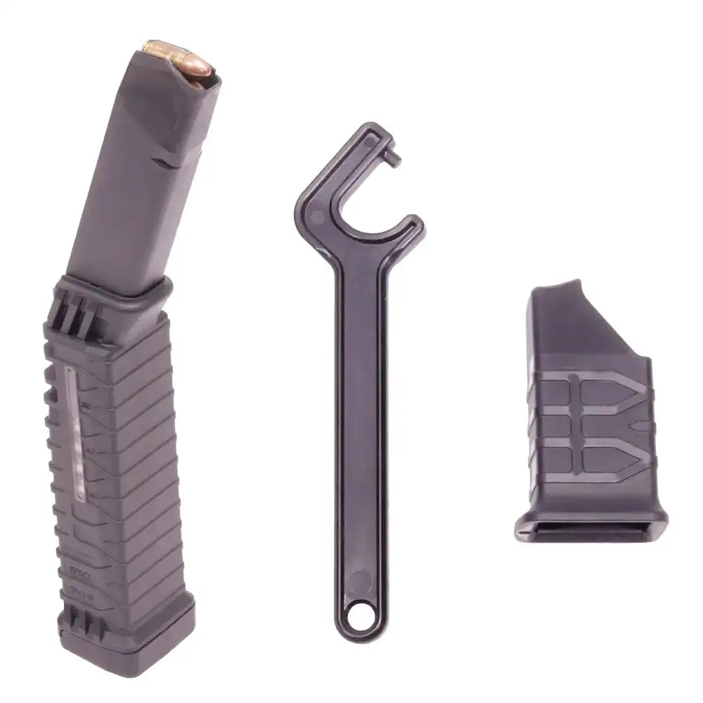 ATI Schmeisser S50 MLE 9mm 50-round Glock-style magazine with window