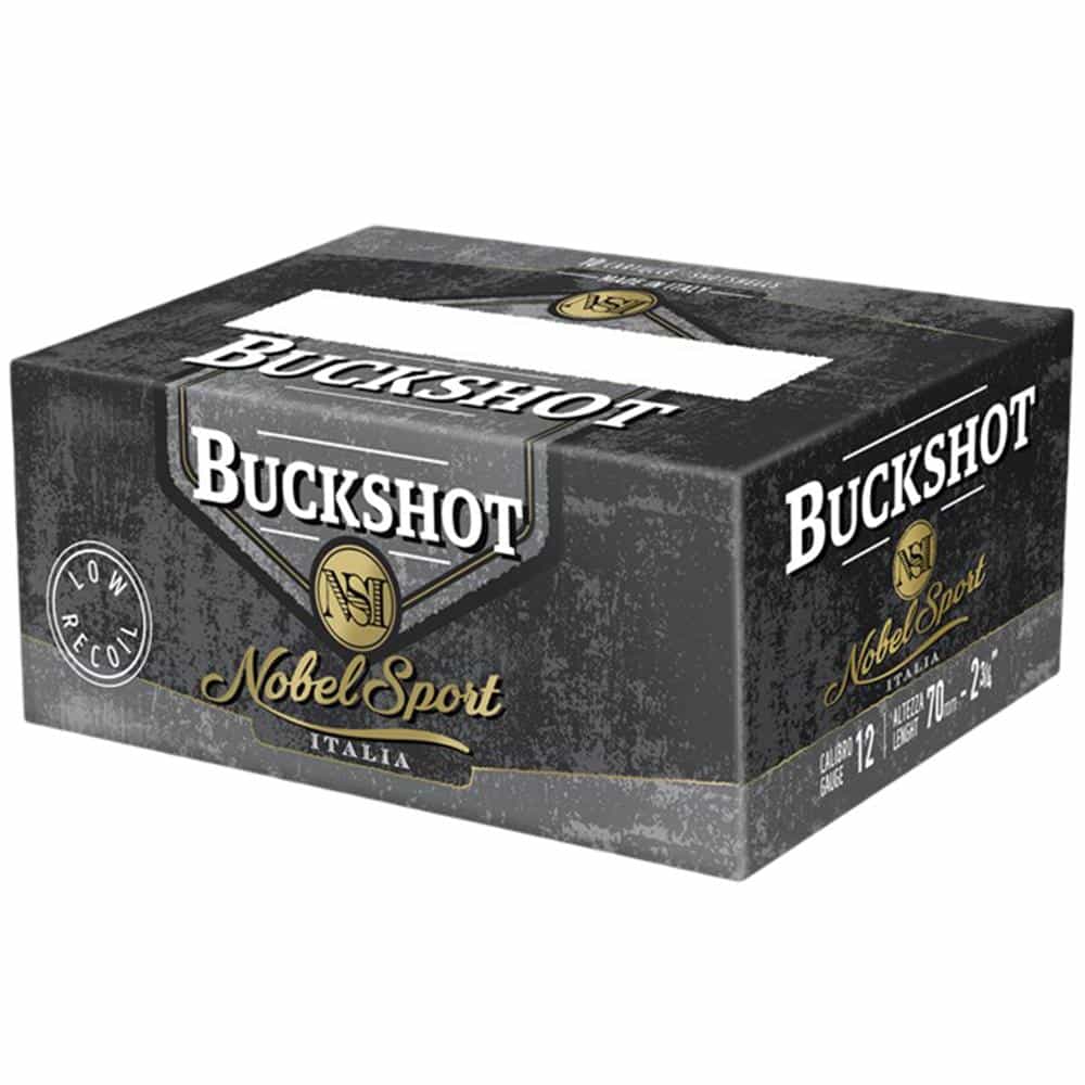 12-gauge 2-3/4-inch #00 buckshot shotshells, 9 pellet, 250 count