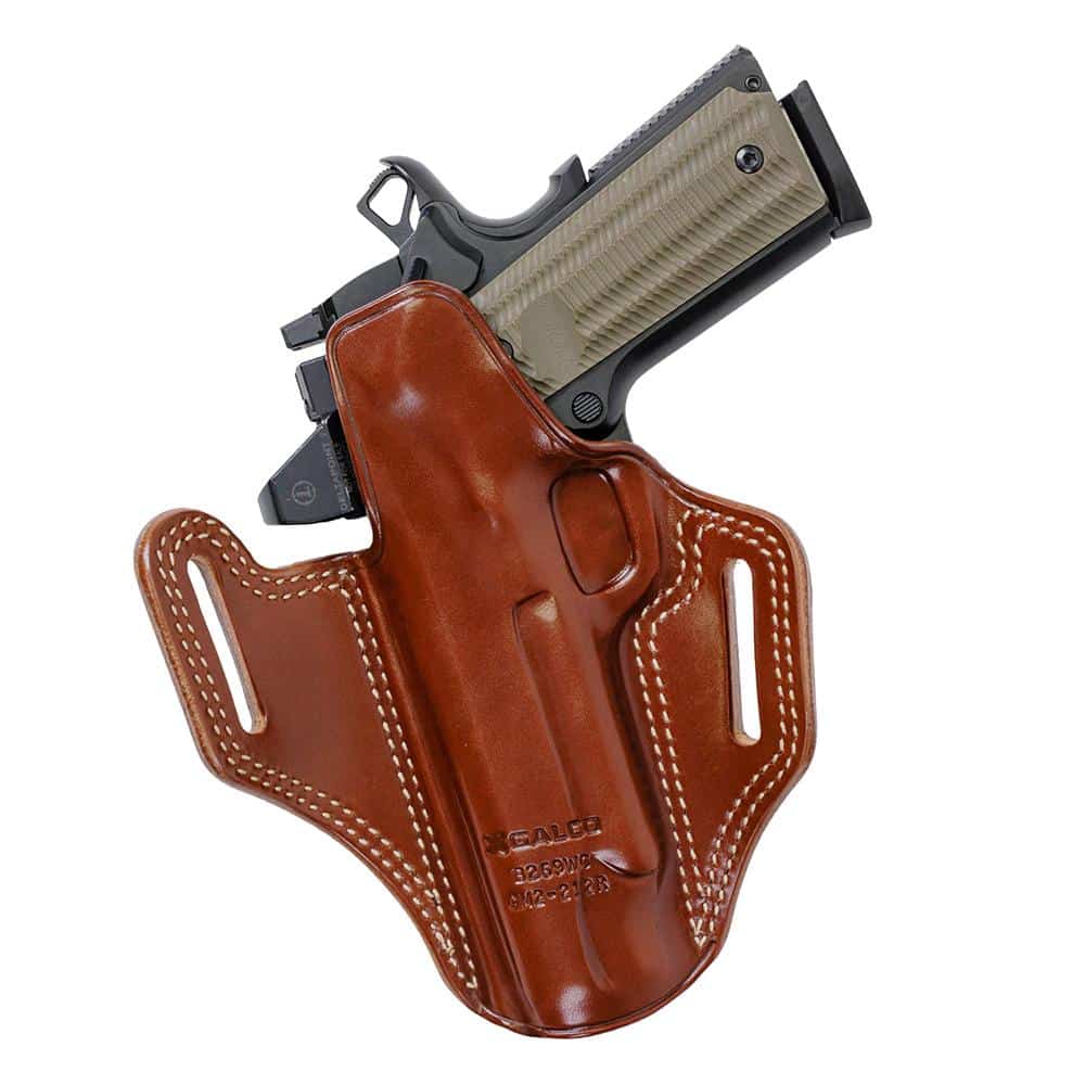 Galco Combat Master 2.0 tan right-hand Glock 17 Gen 1-6 belt holster