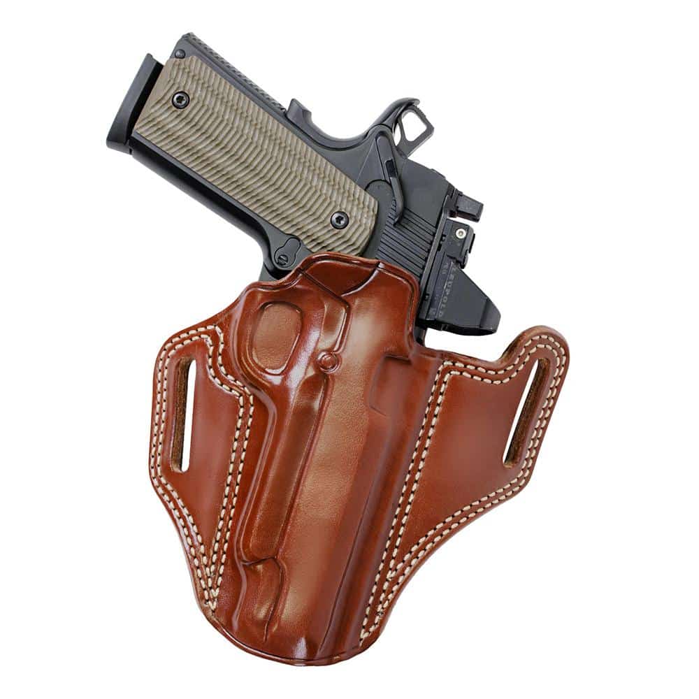 Galco Combat Master 2.0 tan left-hand holster for Glock 19 Gen 1-6
