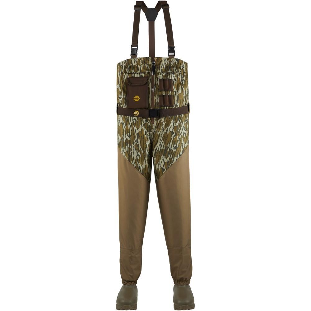LaCrosse Alpha Agility Select front-zip waders in Mossy Oak Bottomland, size 12