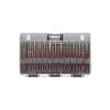 13-piece nylon bore brush set with storage case