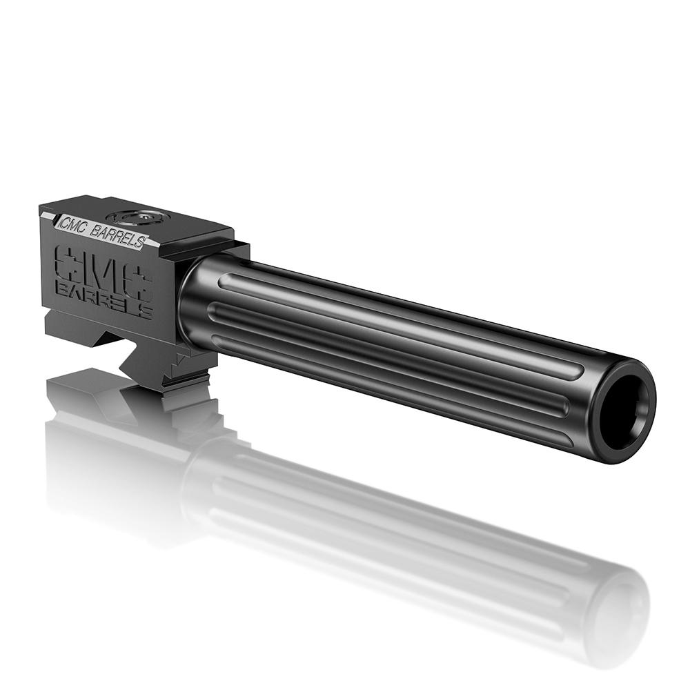 CMC Triggers fluted non-threaded DLC black barrel for Glock 17