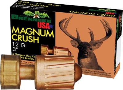 Brenneke Magnum Crush 12 gauge 3-inch 1-1/2 ounce lead slugs