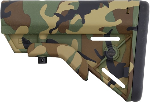 B5 Systems Bravo Stock in Mil-Spec Woodland