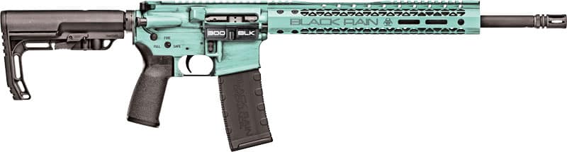 Black Rain Ordnance SPEC+ Fusion .300 AAC Blackout rifle in blue