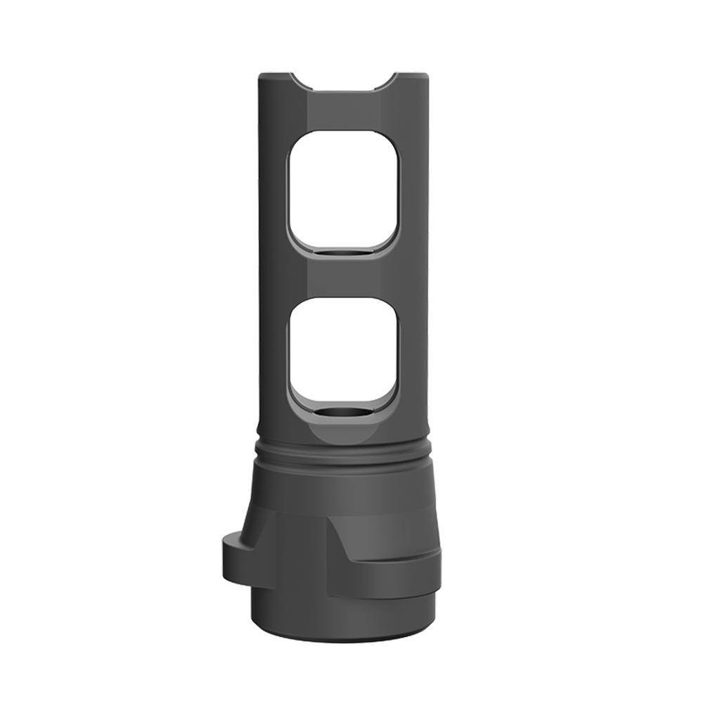 Breek Arms Gemini dual-port .30 caliber muzzle brake with 5/8x24 threads