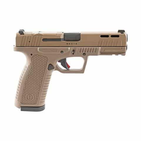 Bersa BP9 FS 9mm 4.25-inch optics-ready handgun in Flat Dark Earth