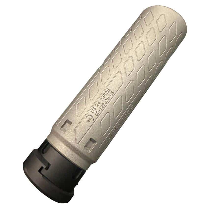 B&T SQD9 Print-X RBS Compact 9mm Luger quick-detach suppressor