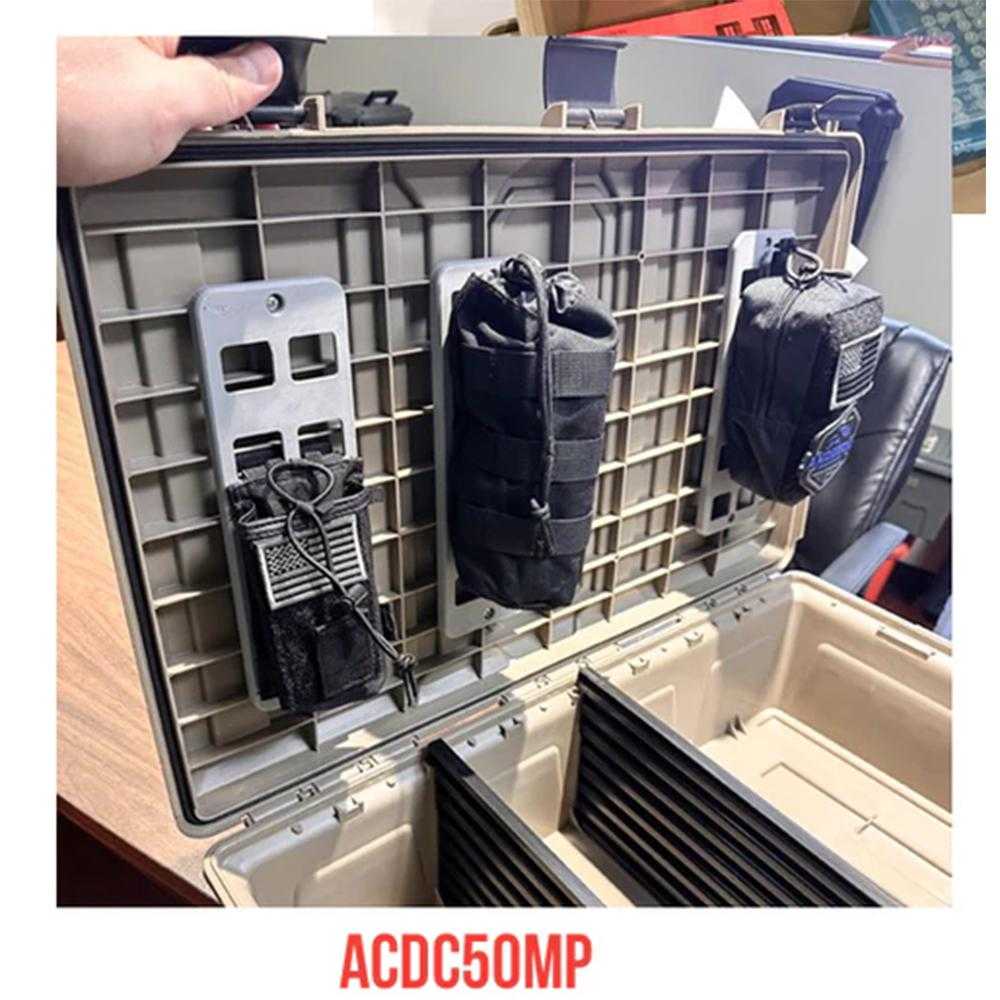 MTM ACDC50MP black MOLLE panel kit two-pack for ACDC50 ammo crate