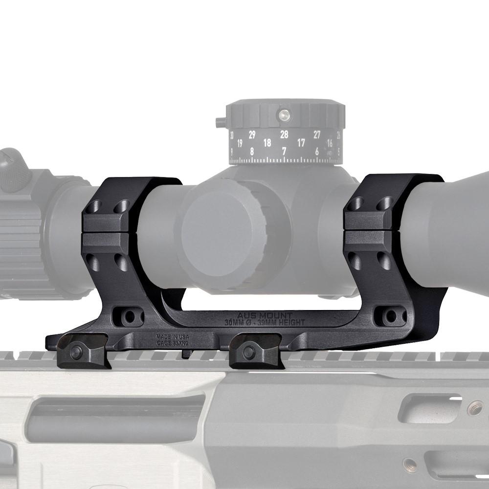 Reptilia AUS black optic mount with 1.54-inch height