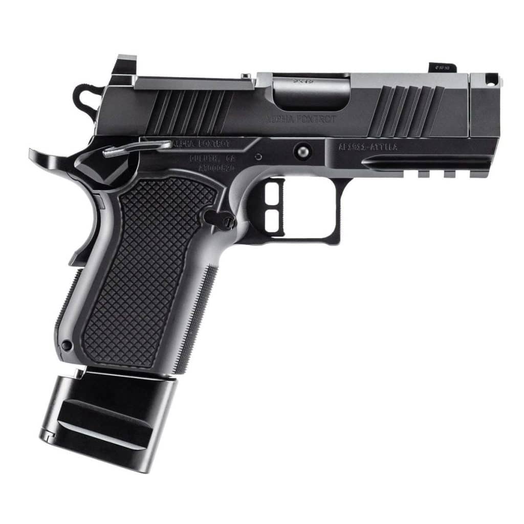 Alpha Foxtrot AF1911-ROMULUS 9mm handgun with 3.5-inch ported barrel