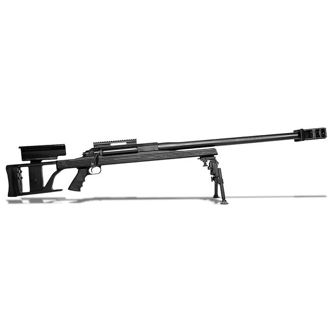ArmaLite AR-50A1 .50 BMG bolt-action rifle with 30-inch barrel and bipod