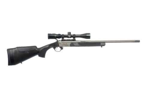 Traditions Outfitter G3 Pro 35 Whelen rifle with 22-inch barrel and scope